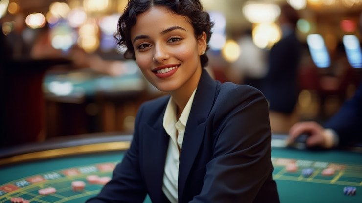 Ilustrasi layanan bantuan akun untuk pengguna Live Casino